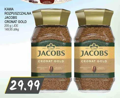 Kawa rozpuszczalna Jacobs Cronat Gold promocja w Słoneczko