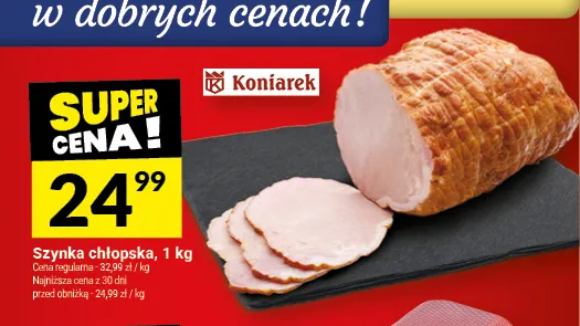 Szynka chłopska Koniarek promocja w Twój Market