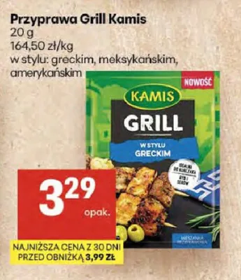 Przyprawa Grill Kamis promocja w Delikatesy Centrum