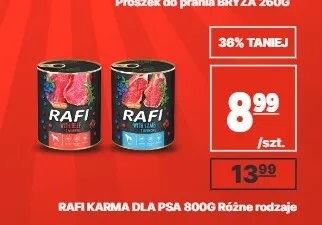 Mokra karma dla psa Rafi z jagnięciną promocja w API Market