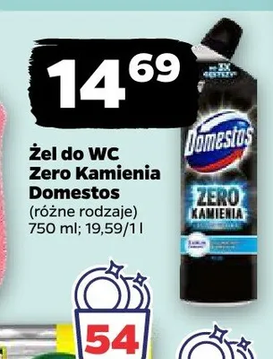 Żel do WC Zero Kamienia Domestos promocja w Netto