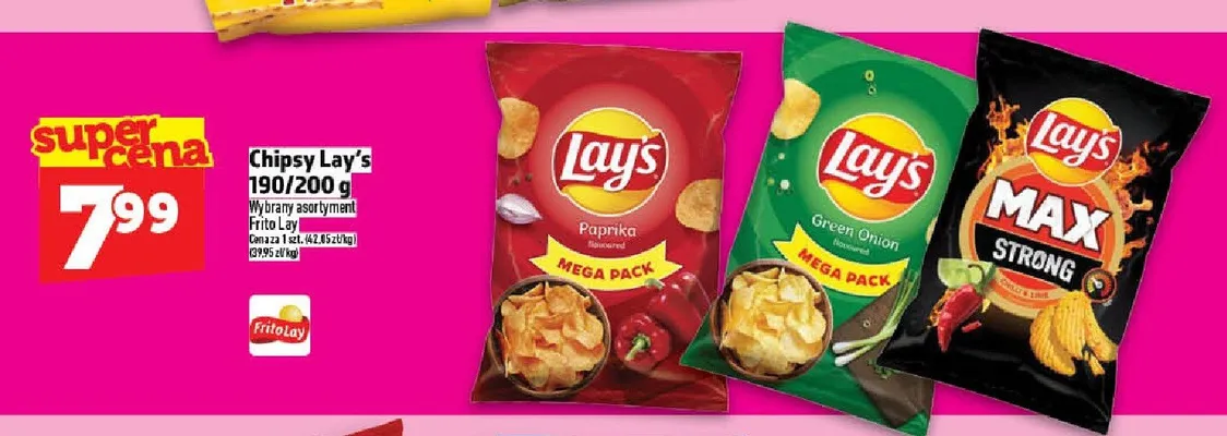 Chipsy Lay's MAX Strong Chilli & Lime promocja w TOPAZ