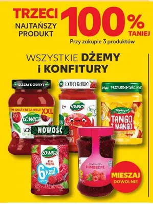 Dżem różne rodzaje promocja w Kaufland
