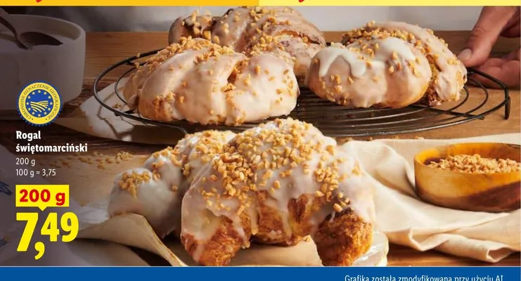 Rogal świętomarciński promocja w Lidl