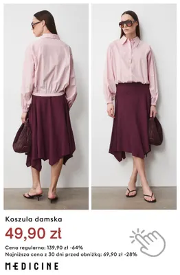 Koszula damska Medicine promocja w Medicine