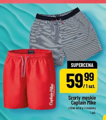 Szorty męskie Captain Mike promocja w POLOmarket