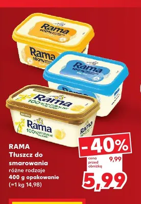 Tłuszcz do smarowania Rama promocja w Kaufland