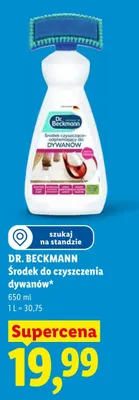 Środek do czyszczenia dywanów DR. BECKMANN promocja w Lidl