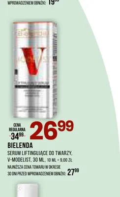 Serum liftingujące do twarzy Bielenda V-Modelist promocja w Drogerie Natura