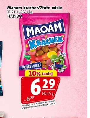 Guma rozpuszczalna Maoam Kracher Haribo promocja w Prim Market