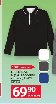 Longsleeve męski Lee Cooper promocja w Selgros