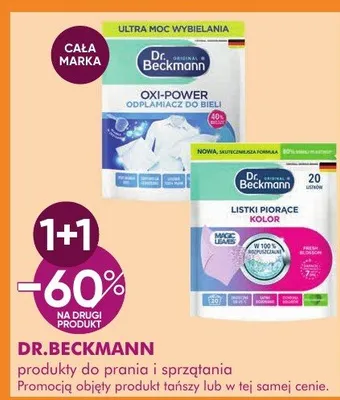 Produkty do prania i sprzątania Dr.Beckmann promocja w Super-Pharm