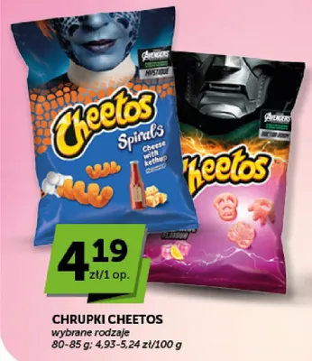 Chrupki Cheetos promocja w Euro Sklep