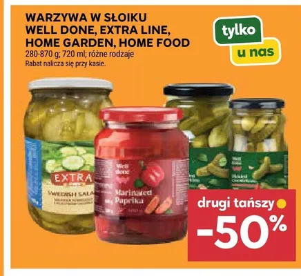 Warzywa w słoiku Home Garden promocja w Stokrotka