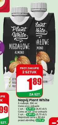 Napój Plant White migdałowe promocja w Dino