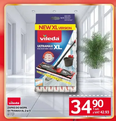 Zapas do mopa Ultramax XL 2 w 1 Vileda promocja w Selgros