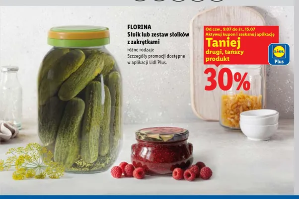 Słoik z zakrętką Florina promocja w Lidl
