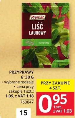 Przyprawy Prymat 6-30 g promocja w Selgros