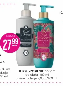 Balsam do ciała Tesori d'Oriente promocja w Drogerie Jasmin