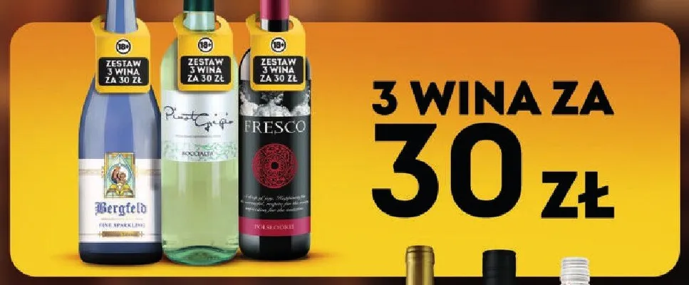 Wino musujące Bergfeld Fine Sparkling promocja w Żabka