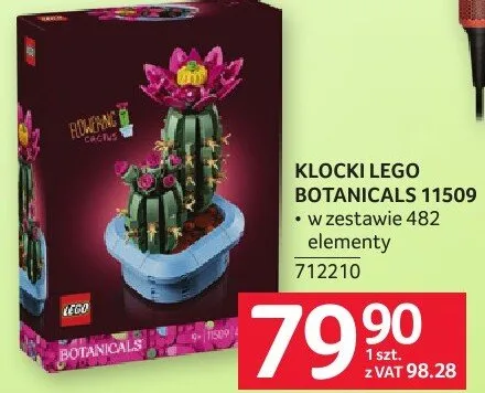 Klocki LEGO Botanicals 11509 w zestawie 482 elementy promocja w Selgros
