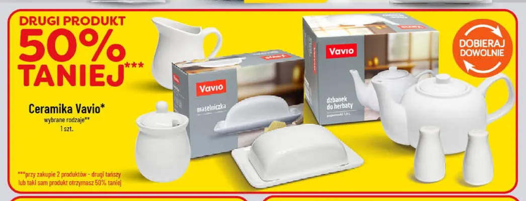 Ceramika Vavio promocja w POLOmarket