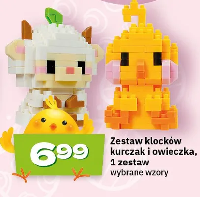 Zestaw klocków kurczak i owieczka promocja w Twój Market