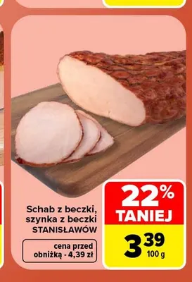 Schab z beczki Stanisławów promocja w Carrefour