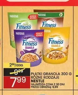 Płatki granola Nestlé Fitness promocja w Wafelek