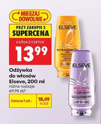 Odżywka do włosów L'Oreal Elseve Extraordinary Oil promocja w Biedronka