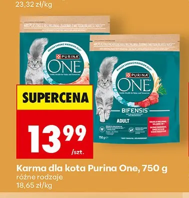 Karma dla kota Purina One promocja w Biedronka
