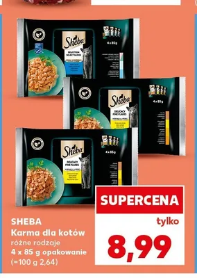 Karma dla kotów Sheba 4-pak promocja w Kaufland