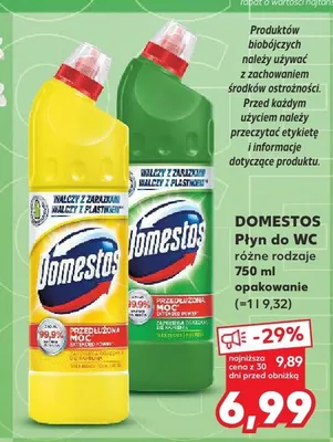 Płyn do WC Domestos promocja w Kaufland