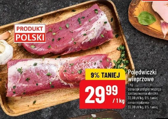 Polędwiczki wieprzowe promocja w POLOmarket