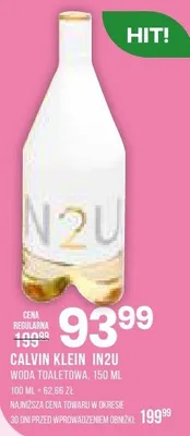 Perfumy Calvin Klein In2U promocja w Drogerie Natura