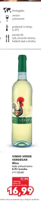 Wino białe Vinho Verde Verdegar półwytrawne promocja w Kaufland