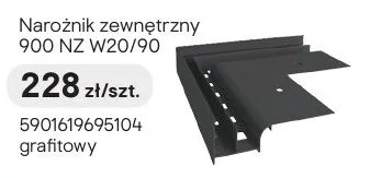Narożnik zewnętrzny 900 NZ W20/90 promocja w Castorama