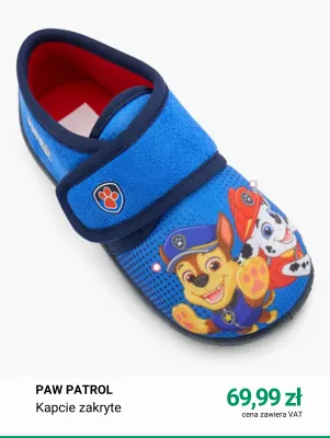Kapcie zakryte Paw Patrol promocja w BACK TO SCHOOL