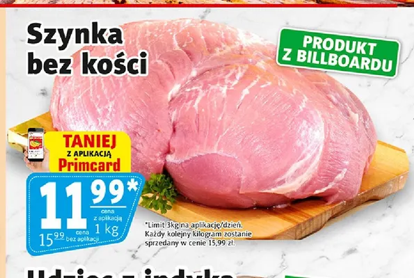 Szynka bez kości promocja w Prim Market