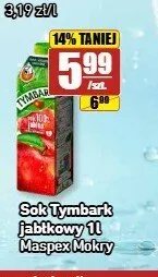 Sok Tymbark jabłkowy promocja w API Market