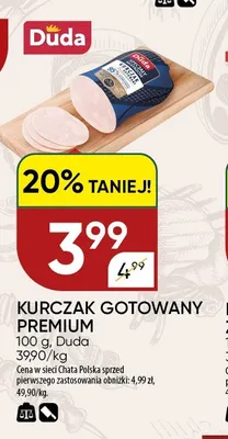 Kurczak gotowany Premium Duda promocja w Chata Polska