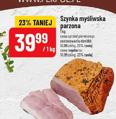 Szynka myśliwska parzona promocja w POLOmarket