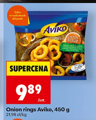 Onion rings Aviko promocja w Biedronka
