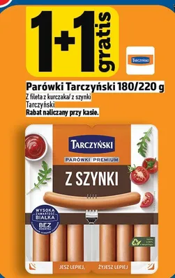Parówki z szynki promocja w TOPAZ