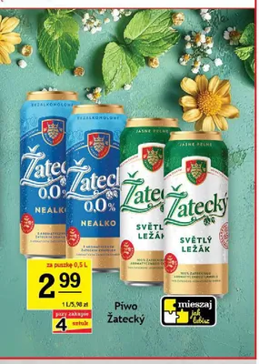 Piwo Žatecký Světlý Ležák promocja w Gram Market