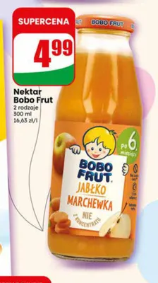 Nektar Bobo Frut Jabłko Marchewka promocja w Dino