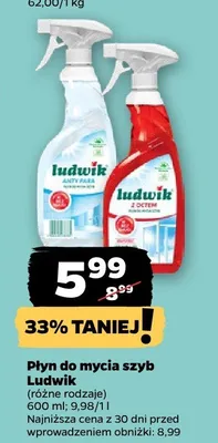 Płyn do mycia szyb Ludwik promocja w Netto