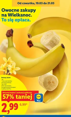 Banany promocja w Lidl