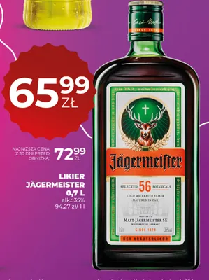 Likier Jägermeister promocja w Duży Ben