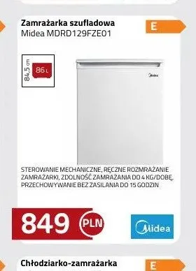 Zamrażarka szufladowa Midea MDRD129FZE01 promocja w kakto.pl